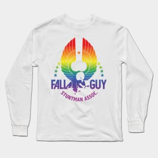 The Fall Guy Logo (rainbow effect) Long Sleeve T-Shirt
